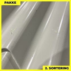 Sinus 35 m/ markering &amp; dug - 2. sortering - 7 stk. af 2300 mm - Lysegr - 16,1 m