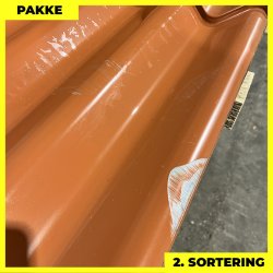 Sinus 35 m/ markering - 2. sortering - 9 stk. af 2300 mm - Teglrd - 20,7 m