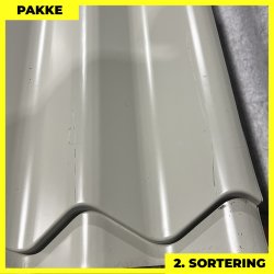 Sinus 35 m/ markering &amp; dug - 2. sortering - 4 stk. af 2300 mm - Lysegr - 9,2 m