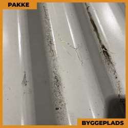 Sinus 35 m/ markering - Byggepladsplader - 5 stk. af 2300 mm - Lysegr - 11,5 m