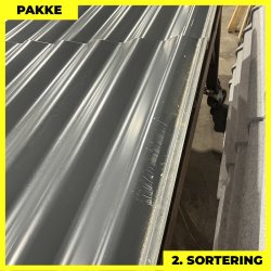 Sinus 35 m/ markering &amp; dug - 2. sortering - 11 stk. af 2300 mm - Antracitgr - 25,3 m&sup2;