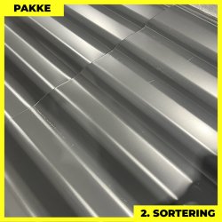 Sinus 35 m/ markering &amp; dug - 2. sortering - 11 stk. af 2300 mm - Antracitgr - 25,3 m&sup2;