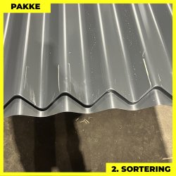 Sinus 35 m/ markering - 2. sortering - 5 stk. af 2300 mm - Antracitgr - 11,5 m&sup2;