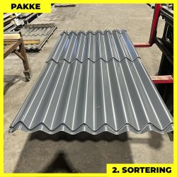 Sinus 35 m/ markering - 2. sortering - 5 stk. af 2300 mm - Antracitgr - 11,5 m&sup2;