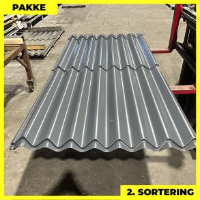 Sinus 35 m/ markering - 2. sortering - 5 stk. af 2300 mm - Antracitgr - 11,5 m²