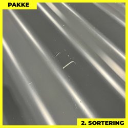 Sinus 35 m/ markering - 2. sortering - 5 stk. af 2300 mm - Antracitgr - 11,5 m&sup2;