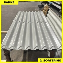 Sinus 35 m/ markering &amp; dug - 2. sortering - 5 stk. af 2300 mm - Lysegr - 11,5 m