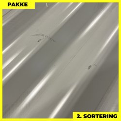 Sinus 35 m/ markering - 2. sortering - 7 stk. af 2300 mm - Lysegr - 16,1 m