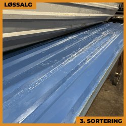 Trapezplade Nordblech 19/137 - 3. sortering - 3000 mm - Bl