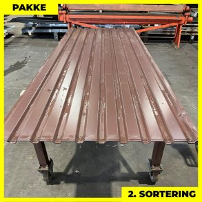 Trapez MVP 21 - 2. sortering - 6 stk. af 3000 mm - Brun - 18,6 m²