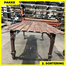 Trapez MVP 21 - 2. sortering - 6 stk. af 3000 mm - Brun - 18,6 m