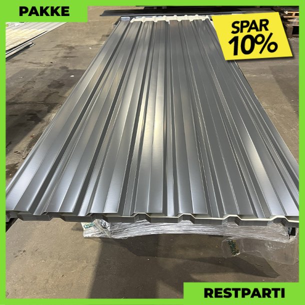 Trapez MVP 20/100 - Restparti - 56 stk. af 3440-4000 mm - Antracitgr - 208,42m