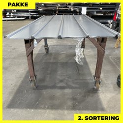 Pandeplade MTP 20/220 m/ dug - 2. sortering - 4 stk. af 3000 mm - Grafitgr - 12,9 m&sup2;