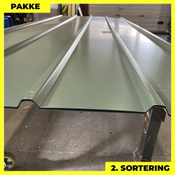 Pandeplade MTP 20/220 - 2. sortering - 6 stk. af 3000 mm - Grn - 19,4 m&sup2;