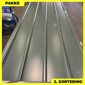 Pandeplade MTP 20/220 - 2. sortering - 6 stk. af 3000 mm - Grn - 19,4 m²