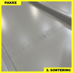 Pandeplade MTP 20/220 - 2. sortering - 4 stk. af 3000 mm - Lysegr - 12,9 m&sup2;