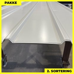 Pandeplade MTP 20/220 - 2. sortering - 4 stk. af 3000 mm - Lysegr - 12,9 m&sup2;