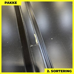 Pandeplade MTP 20/220 m/ dug - 2. sortering - 5 stk. af 3000 mm - Sort - 16,2 m&sup2;