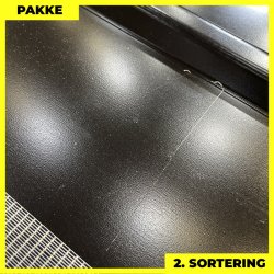 Pandeplade MTP 20/220 m/ dug - 2. sortering - 4 stk. af 3000 mm - Sort - 12,9 m&sup2;