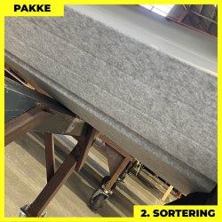 Pandeplade MTP 20/220 m/ dug - 2. sortering - 3 stk. af 3000 mm - Svenskrd - 9,7 m&sup2;