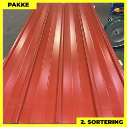 Pandeplade MTP 20/220 m/ dug - 2. sortering - 3 stk. af 3000 mm - Svenskrd - 9,7 m&sup2;