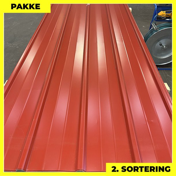 Pandeplade MTP 20/220 m/ dug - 2. sortering - 3 stk. af 3000 mm - Svenskrd - 9,7 m