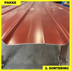 Pandeplade MTP 20/220 m/ dug - 2. sortering - 3 stk. af 3000 mm - Mrkerd - 9,7 m&sup2;