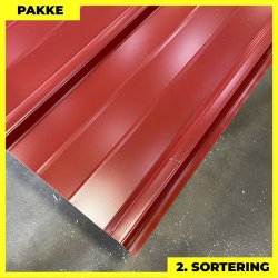 Pandeplade MTP 20/220 m/ dug - 2. sortering - 3 stk. af 3000 mm - Mrkerd - 9,7 m&sup2;