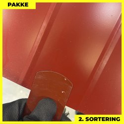 Pandeplade MTP 20/220 m/ dug - 2. sortering - 3 stk. af 3000 mm - Mrkerd - 9,7 m&sup2;