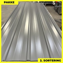 Pandeplade MTP 20/220 m/ dug - 2. sortering - 11 stk. af 3000 mm - Grafitgr - 35,6 m&sup2;