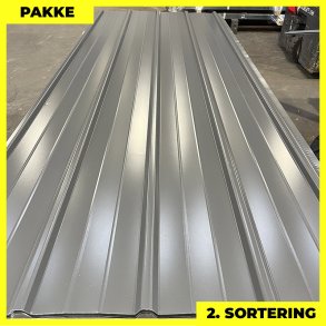 Pandeplade MTP 20/220 m/ dug - 2. sortering - 11 stk. af 3000 mm - Grafitgr - 35,6 m²