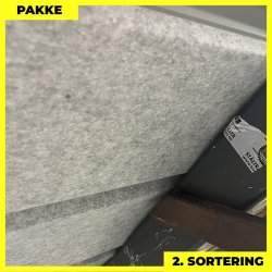 Pandeplade MTP 20/220 m/ dug - 2. sortering - 11 stk. af 2700-3000 mm - Grafitgr - 35,3 m&sup2;