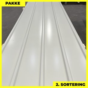 Pandeplade MTP 20/220 - 2. sortering - 7 stk. af 3000 mm - Lysegr - 22,6 m²