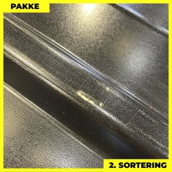 Pandeplade MTP 20/220 - 2. sortering - 9 stk. af 3000 mm - Sort - 29,1 m&sup2;