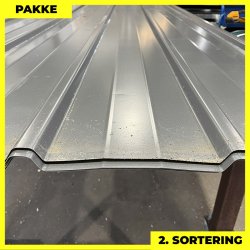 Pandeplade MTP 20/220 - 2. sortering - 10 stk. af 3000 mm - Mrk Silver - 32,4 m&sup2;