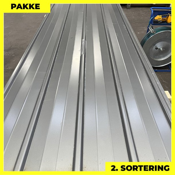Pandeplade MTP 20/220 - 2. sortering - 10 stk. af 3000 mm - Mrk Silver - 32,4 m
