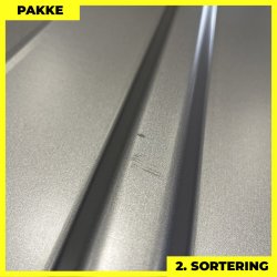 Pandeplade MTP 20/220 - 2. sortering - 4 stk. af 3000 mm - Silver - 12,9 m&sup2;