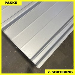 Pandeplade MTP 20/220 - 2. sortering - 4 stk. af 3000 mm - Silver - 12,9 m&sup2;