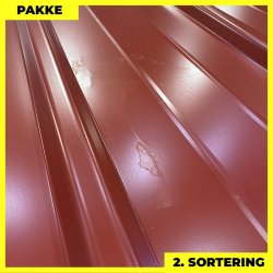 Pandeplade MTP 20/220 - 2. sortering - 7 stk. af 3000 mm - Mrkerd - 22,6 m