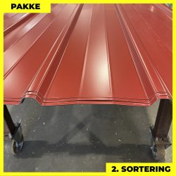 Pandeplade MTP 20/220 - 2. sortering - 7 stk. af 3000 mm - Mrkerd - 22,6 m