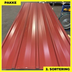 Pandeplade MTP 20/220 - 2. sortering - 7 stk. af 3000 mm - Mrkerd - 22,6 m