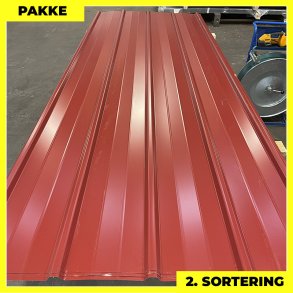 Pandeplade MTP 20/220 - 2. sortering - 7 stk. af 3000 mm - Mrkerd - 22,6 m²