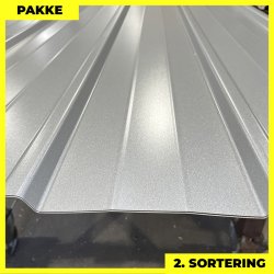 Pandeplade MTP 20/220 - 2. sortering - 3 stk. af 2860-3000 mm - Silver - 9,5 m&sup2;