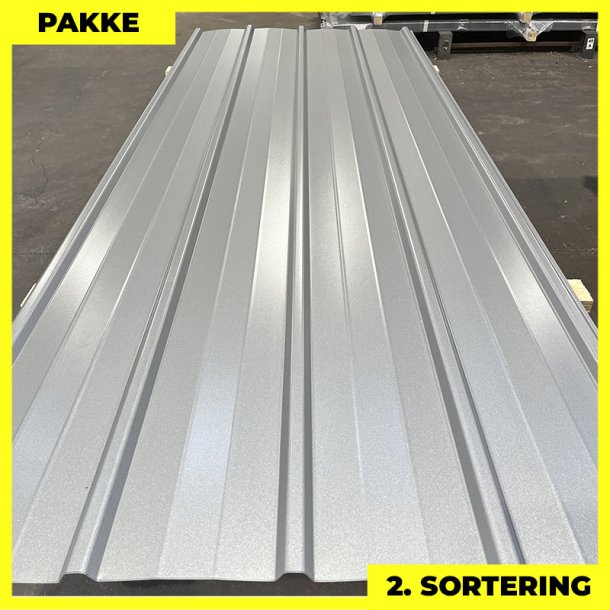 Pandeplade MTP 20/220 - 2. sortering - 3 stk. af 2860-3000 mm - Silver - 9,5 m