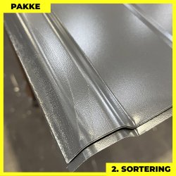 Pandeplade MTP 20/220 - 2. sortering - 6 stk. af 3000 mm - Grafitgr - 19,4 m&sup2;