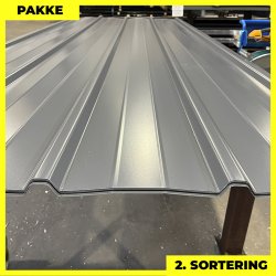 Pandeplade MTP 20/220 - 2. sortering - 6 stk. af 3000 mm - Grafitgr - 19,4 m&sup2;