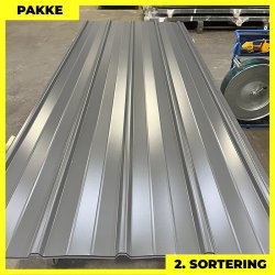 Pandeplade MTP 20/220 - 2. sortering - 6 stk. af 3000 mm - Grafitgr - 19,4 m&sup2;