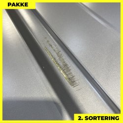 Pandeplade MTP 20/220 - 2. sortering - 5 stk. af 3000-3240 mm - Silver - 16,4 m&sup2;