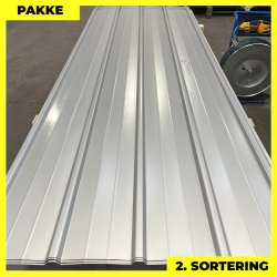 Pandeplade MTP 20/220 - 2. sortering - 5 stk. af 3000-3240 mm - Silver - 16,4 m&sup2;