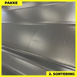 Pandeplade MTP 20/220 m/ dug - 2. sortering - 3 stk. af 3000 mm - Grafitgr - 9,7 m&sup2;